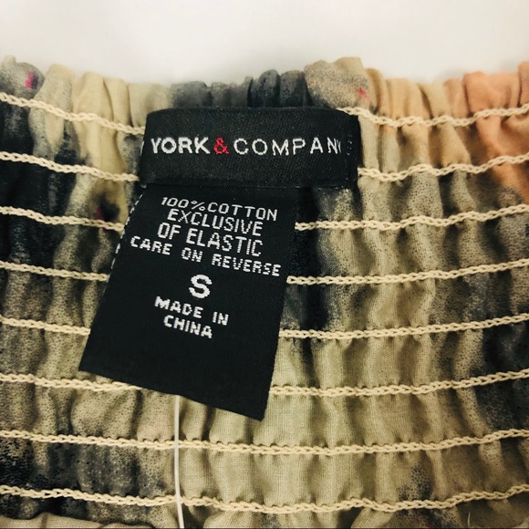 New NY Company Flowy Skirt Watercolor Print Small - Picture 5 of 7